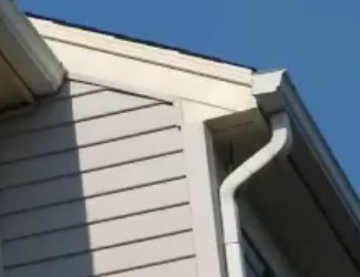 Siding Corner of roof
